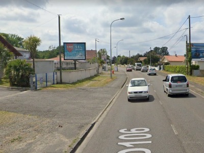 panneau affichage publicitaire L987B
35, route de la Parcelle - DAX // SAINT PAUL LES DAX