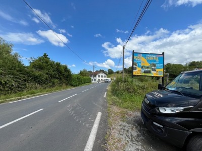 panneau affichage publicitaire G192B
Route d'Ustaritz D137 - VILLEFRANQUE
En direction de Villefranque