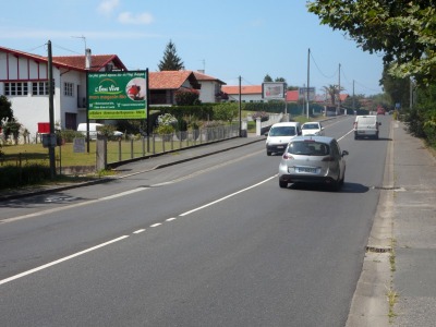 panneau affichage publicitaire L570A
78, avenue de Maignon - Anglet