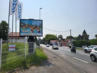 panneau affichage publicitaire L686A
D817 - 164 Av Henri de Navarre - BAYONNE
En direction du centre ville