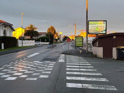 panneau affichage publicitaire L632J
Centre Commercial de Bahinos Rue de Bahinos - Anglet