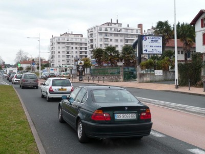 panneau affichage publicitaire G118F
35, avenue de Bayonne - R.N. 10 - Anglet
En direction de Biarritz