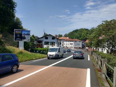 panneau affichage publicitaire L333E
1 Rue Charles Pucheu - D810 - URRUGNE
En direction de l'Espagne