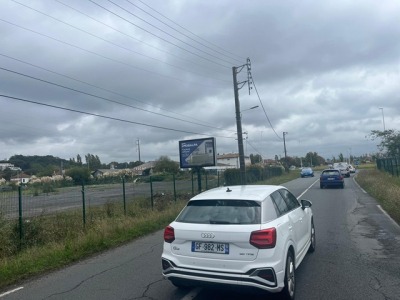 panneau affichage publicitaire L518I
67 Chemin de Saint-Bernard - BAYONNE
En direction de Bayonne