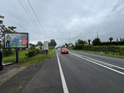 panneau affichage publicitaire L455I
143, avenue Henri de Navarre - R.N. 117 - BAYONNE
En direction de St Martin de Seignanx