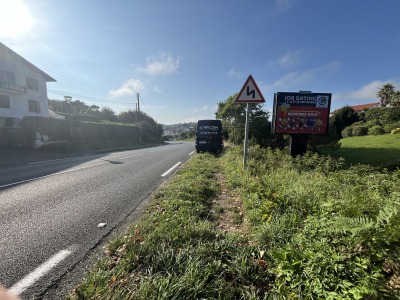 panneau affichage publicitaire L862B
Socoa - 263 Route de la Corniche - URRUGNE