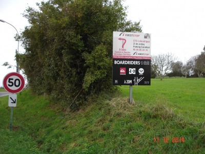 panneau affichage publicitaire P339B
Chemin Olhareta - R.N. 10 - ST JEAN DE LUZ
En direction de St Jean de Luz