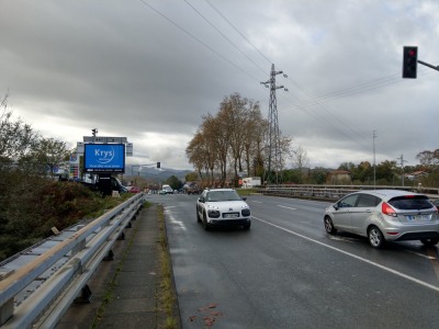 panneau affichage publicitaire L874A
R.N. 10 - Au feu du Leclerc - URRUGNE
De Ciboure vers Urrugne