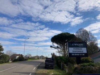 panneau affichage publicitaire L975B
153, avenue de l'Océan - DAX // SAINT PAUL LES DAX