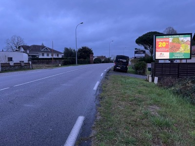 panneau affichage publicitaire L995E
189, avenue de l'Océan - DAX // SAINT PAUL LES DAX