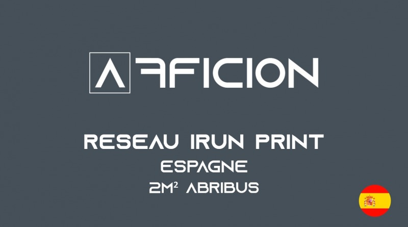 réseau d'affichage panneau publicitaire RESEAU IRUN PRINT
COTE BASQUE ESPAGNE
12 OU 24 FACES
2M² grand sud ouest