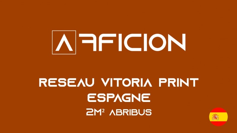 réseau d'affichage panneau publicitaire RESEAU VITORIA PRINT
PAYS BASQUE ESPAGNE
30 FACES
2M² grand sud ouest